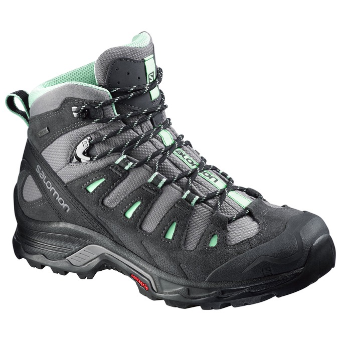 Bottes De Randonnée Salomon Femme Noir / Argent - Salomon QUEST PRIME GTX® W - France (5924-FUNHK)